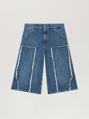 Curved Logo Skater Shorts - Unmatched Kicks - Palm Angeles