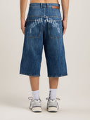 Curved Logo Skater Shorts - Unmatched Kicks - Palm Angeles