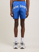 Curved Logo Swimshorts - Unmatched Kicks - Palm Angeles