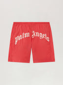 Curved Logo Swimshorts - Unmatched Kicks - Palm Angeles