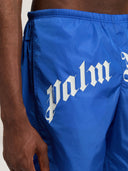 Curved Logo Swimshorts - Unmatched Kicks - Palm Angeles