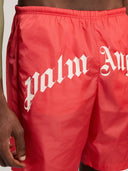 Curved Logo Swimshorts - Unmatched Kicks - Palm Angeles