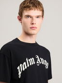Curved Logo T-Shirt - Unmatched Kicks - Palm Angeles