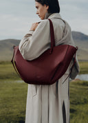 Cyme - Cerise Noire Grainé - Unmatched Kicks - Handbags