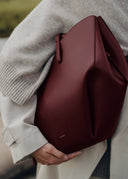 Cyme - Cerise Noire Grainé - Unmatched Kicks - Handbags