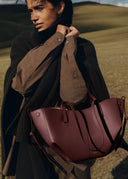 Cyme Mini - Cerise Noire Grainé - Unmatched Kicks - Handbags