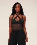 Dark Energy Mesh Tank - GS Black - Unmatched Kicks - GYMSHARK