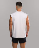 Dark Haven Cut Off - White - Unmatched Kicks - Alphalete
