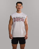 Dark Haven Cut Off - White - Unmatched Kicks - Alphalete