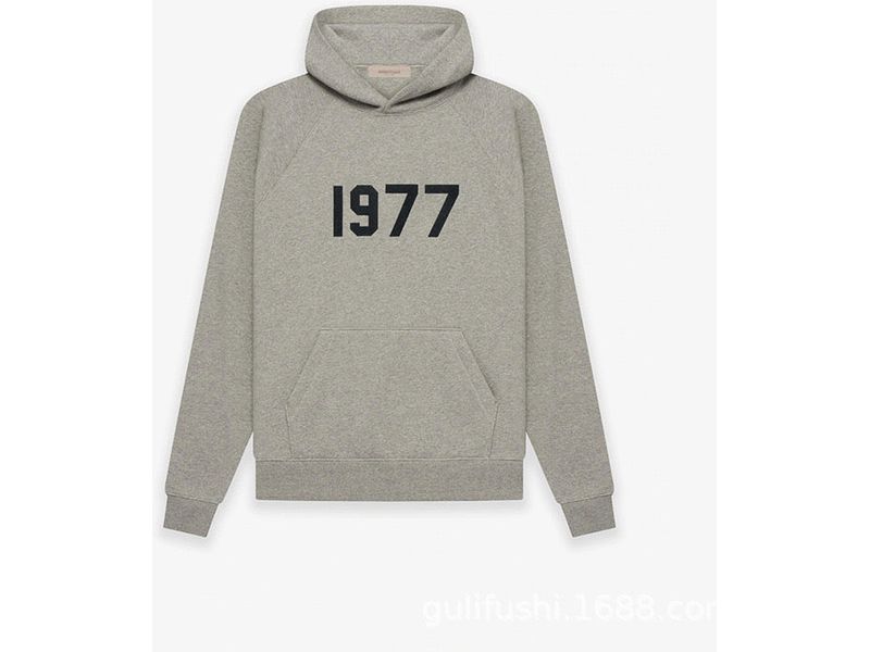 FEAR OF GOD ESSENTIALS 1977 DARKOATMEAL HOODIE