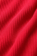 Denim Knit Backless Long Sleeve - Bright Red - Unmatched Kicks - ALO
