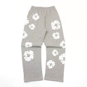 Denim Tears Cotton Wreath Baggy Sweatpants Grey - Unmatched Kicks - DENIM TEARS