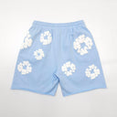 Denim Tears Cotton Wreath Sweatshorts Light Blue - Unmatched Kicks - DENIM TEARS