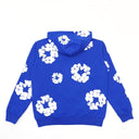 Denim Tears Cotton Wreath Zip Hoodie Blue - Unmatched Kicks - DENIM TEARS