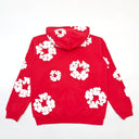 Denim Tears Cotton Wreath Zip Hoodie Red - Unmatched Kicks - DENIM TEARS