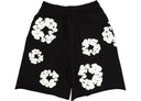 Denim Tears The Cotton Wreath Shorts Black - Unmatched Kicks - DENIM TEARS