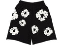 Denim Tears The Cotton Wreath Shorts Black - Unmatched Kicks - DENIM TEARS