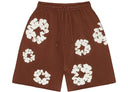Denim Tears The Cotton Wreath Shorts Brown - Unmatched Kicks - DENIM TEARS