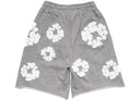 Denim Tears The Cotton Wreath Shorts Grey - Unmatched Kicks - DENIM TEARS