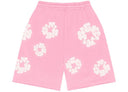 Denim Tears The Cotton Wreath Shorts Pink - Unmatched Kicks - DENIM TEARS