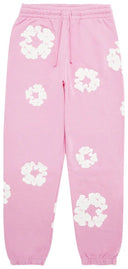 Denim Tears The Cotton Wreath Sweatpants Powder Pink - Unmatched Kicks - DENIM TEARS