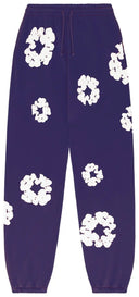 Denim Tears The Cotton Wreath Sweatpants Purple - Unmatched Kicks - DENIM TEARS