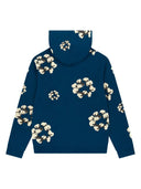 Denim Tears x CPFM Cactus Tears Wreath Hoodie navy blue - Unmatched Kicks - DENIM TEARS