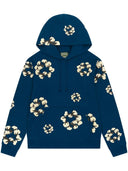 Denim Tears x CPFM Cactus Tears Wreath Hoodie navy blue - Unmatched Kicks - DENIM TEARS