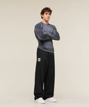 Devant Seamless Long Sleeve T-Shirt slim fit Heavy Blue - Unmatched Kicks-GYMSHARK
