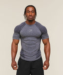 Devant Seamless T-Shirt slim fit Heavy Blue - Unmatched Kicks-GYMSHARK