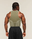 Devant Seamless Tank slim fit Canvas Green - Unmatched Kicks-GYMSHARK