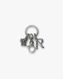 Doberman Initial Key Chain - Silver - Unmatched Kicks - REPRESENT