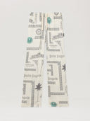Dollar Print Wide - Leg Pants - Unmatched Kicks - Palm Angeles