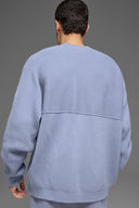 Domain Shift Rib Knit Sweater Crew Winter Frost - Unmatched Kicks - ALO