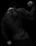 Doom Tech™ Armored Longsleeve Compression DARK GRAY - Unmatched Kicks-Breathedivinity