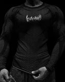 Doom Tech™ Armored Longsleeve Compression DARK GRAY - Unmatched Kicks-Breathedivinity