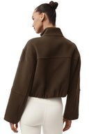 Double Face Wool City Girl Jacket - Espresso - Unmatched Kicks - ALO