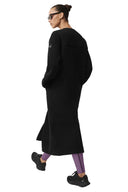 Double Face Wool City Girl Long Coat - Black - Unmatched Kicks - ALO