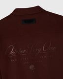 Double Knit Script Overshirt - Cocoa - Unmatched Kicks - OVO
