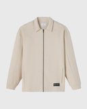 Double Knit Script Overshirt - Heather Oatmeal - Unmatched Kicks - 
