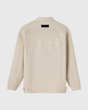 Double Knit Script Overshirt - Heather Oatmeal - Unmatched Kicks - 