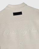 Double Knit Script Overshirt - Heather Oatmeal - Unmatched Kicks - 