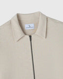 Double Knit Script Overshirt - Heather Oatmeal - Unmatched Kicks - 