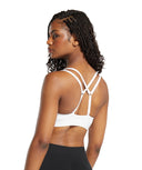 Double Up Sports Bra light support White - Unmatched Kicks - GYMSHARK
