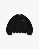 Dual Layer Script Sweater - Jet Black - Unmatched Kicks - REPRESENT