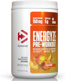 Dymatize Energyze Pre Workout Powder for Men and Women, Peach Mango, 150mg Caffeine, 5g BCAAs, Performance Blend of L-Theanine, L-Tyrosine, L-Citrulline, No Sugar (30 Servings) - Unmatched Kicks-Dymatize