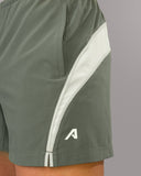 Dynamic Panel Short - Muted Sky - Unmatched Kicks - Alphalete
