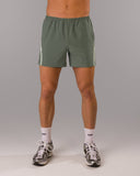 Dynamic Panel Short - Muted Sky - Unmatched Kicks - Alphalete