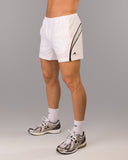 Dynamic Panel Short - White - Unmatched Kicks - Alphalete