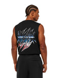 Eagle Band Style Graphic Tank oversized fit GS Black - Unmatched Kicks - GYMSHARK